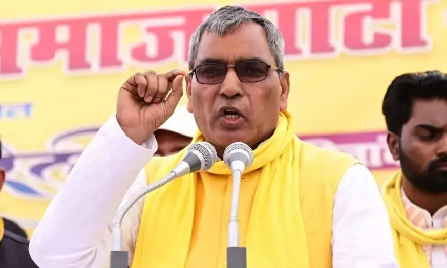 चुनाव से पहले ओम प्रकाश राजभर ने बीजेपी को 82 सीटों की मांग सौंपी