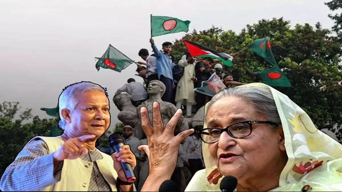 शेख हसीना की सरकार गिराने की योजना और मोहम्मद यूनुस की भूमिका बांग्लादेश में